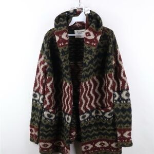 Abercrombie & Fitch Multicolor Knit Hoodie . In EUC. Size Small